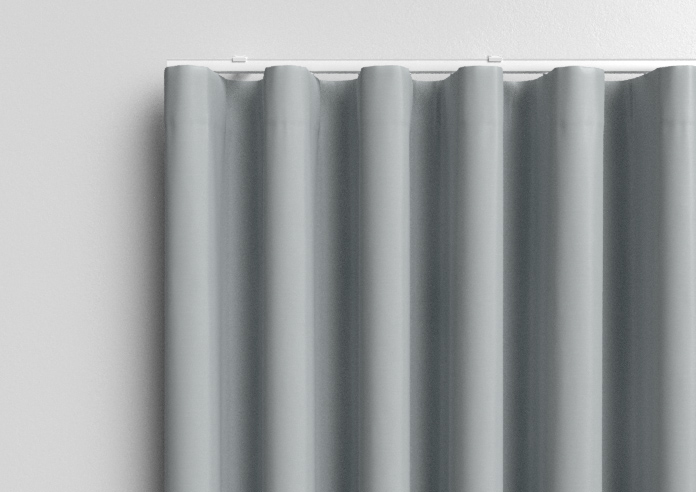 Kyoto Faux Silk, Silver - Made to Measure Curtains - Image 13